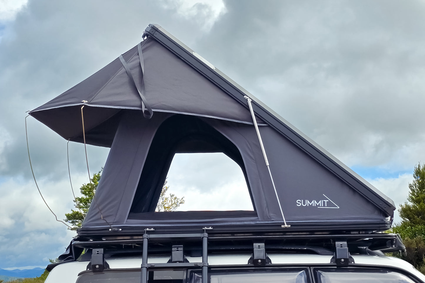 Summit Ascent Series Roof Top Tent side opening