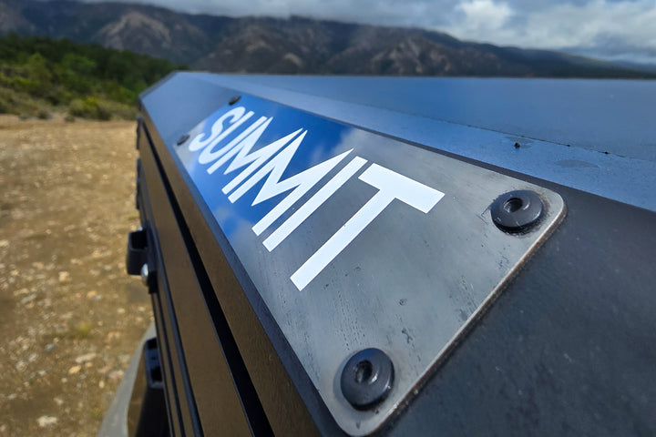 Summit Ascent Series Roof Top Tent logo on shell